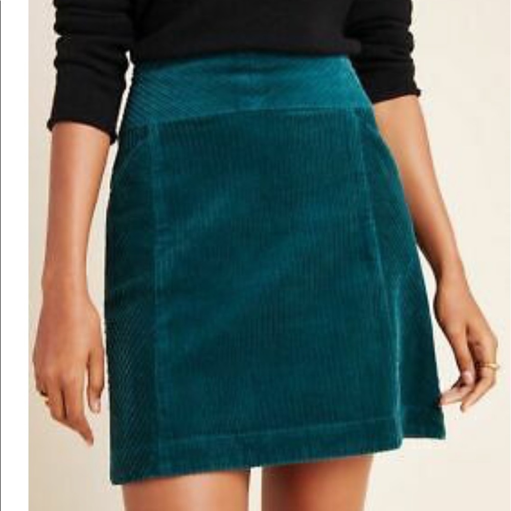 Anthropologie slim Corduroy Skirt never worn!